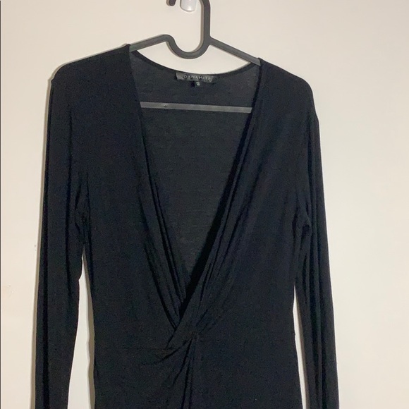 Black wrap dress - Picture 2 of 3